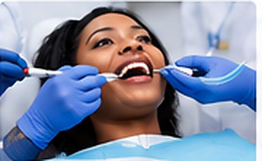 An Excellia dental treatment in progress
