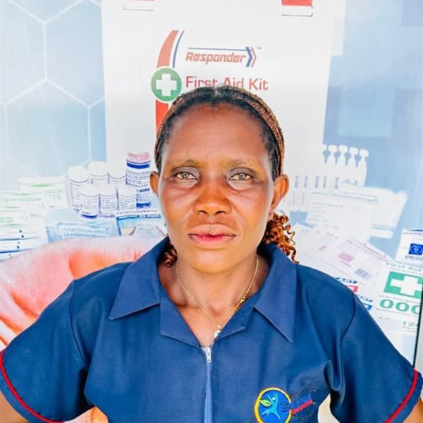 Ms Manga Mukusi, Cleaner at Excellia Private Hospital